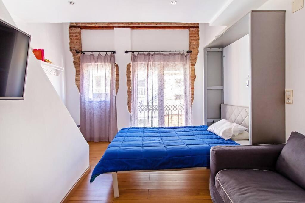 Apartamento Con Terraza Privada Cerca De La Playa Valencia Exterior foto